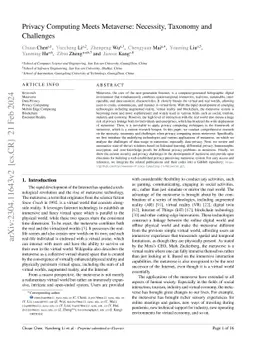 Privacy Computing Meets Metaverse: Necessity, Taxonomy and Challenges