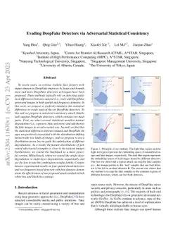 Evading DeepFake Detectors via Adversarial Statistical Consistency