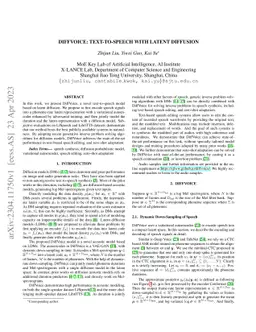 DiffVoice: Text-to-Speech with Latent Diffusion