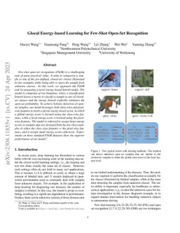 Glocal Energy-based Learning for Few-Shot Open-Set Recognition
