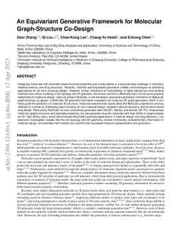 An Equivariant Generative Framework for Molecular Graph-Structure
  Co-Design