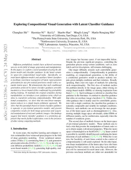 Exploring Compositional Visual Generation with Latent Classifier
  Guidance