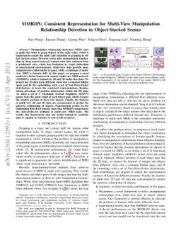 MMRDN: Consistent Representation for Multi-View Manipulation
  Relationship Detection in Object-Stacked Scenes
