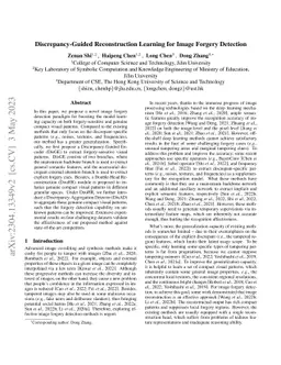 Discrepancy-Guided Reconstruction Learning for Image Forgery Detection