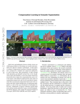 Compensation Learning in Semantic Segmentation