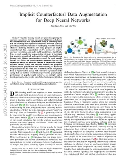Implicit Counterfactual Data Augmentation for Robust Learning