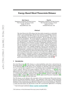 Energy-Based Sliced Wasserstein Distance