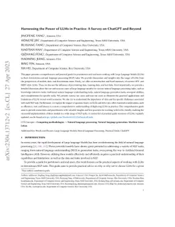 Harnessing the Power of LLMs in Practice: A Survey on ChatGPT and Beyond