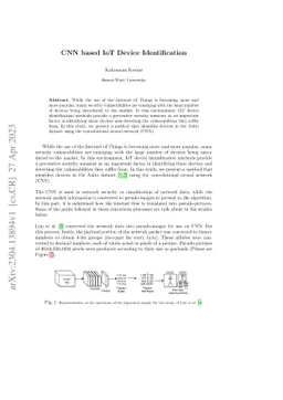 CNN-based IoT Device Identification: A Comparative Study on Payload vs. Fingerprint