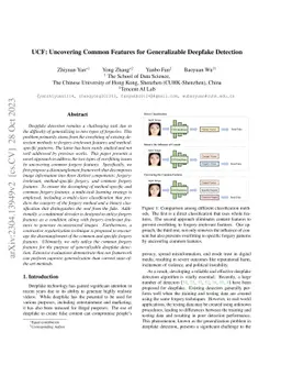 UCF: Uncovering Common Features for Generalizable Deepfake Detection