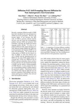 Diffusion-NAT: Self-Prompting Discrete Diffusion for Non-Autoregressive
  Text Generation