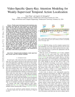 Video-Specific Query-Key Attention Modeling for Weakly-Supervised
  Temporal Action Localization