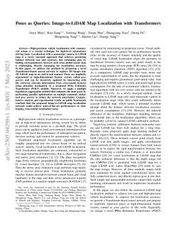 Poses as Queries: Image-to-LiDAR Map Localization with Transformers