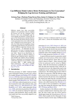 Can Diffusion Model Achieve Better Performance in Text Generation?
  Bridging the Gap between Training and Inference!