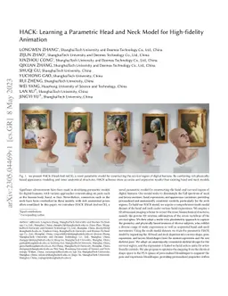 HACK: Learning a Parametric Head and Neck Model for High-fidelity
  Animation