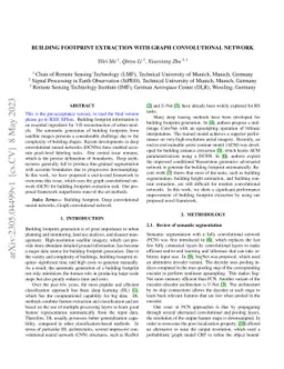 Building Footprint Extraction with Graph Convolutional Network