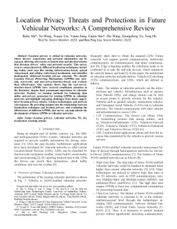 Location Privacy Threats and Protections in 6G Vehicular Networks: A Comprehensive Review