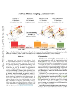 NerfAcc: Efficient Sampling Accelerates NeRFs