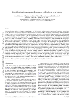 Crop identification using deep learning on LUCAS crop cover photos
