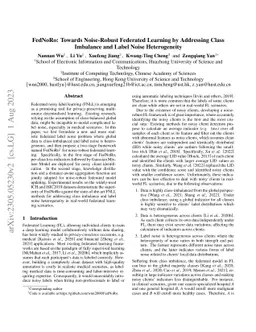 FedNoRo: Towards Noise-Robust Federated Learning by Addressing Class
  Imbalance and Label Noise Heterogeneity
