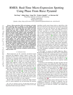 RMES: Real-Time Micro-Expression Spotting Using Phase From Riesz Pyramid