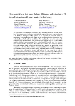 "Alexa doesn't have that many feelings": Children's understanding of AI
  through interactions with smart speakers in their homes