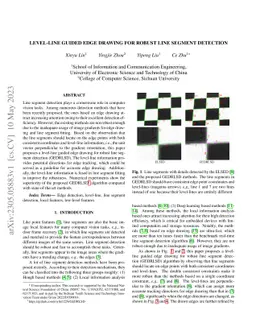 Level-line Guided Edge Drawing for Robust Line Segment Detection