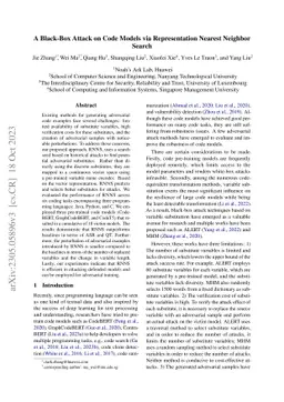 A Black-Box Attack on Code Models via Representation Nearest Neighbor
  Search