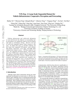 V2X-Seq: A Large-Scale Sequential Dataset for Vehicle-Infrastructure
  Cooperative Perception and Forecasting
