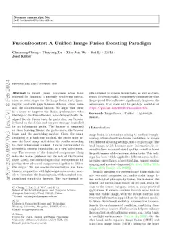 FusionBooster: A Unified Image Fusion Boosting Paradigm