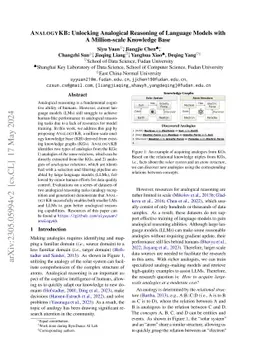 ANALOGYKB: Unlocking Analogical Reasoning of Language Models with A
  Million-scale Knowledge Base