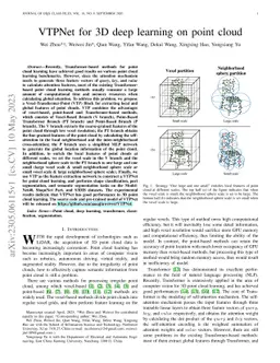 VTPNet for 3D deep learning on point cloud