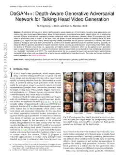 DaGAN++: Depth-Aware Generative Adversarial Network for Talking Head
  Video Generation