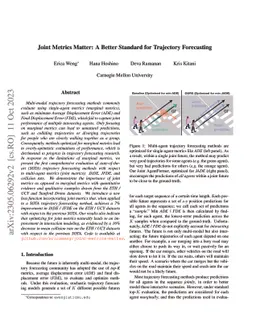 Joint Metrics Matter: A Better Standard for Trajectory Forecasting