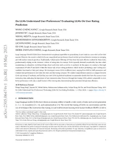 Do LLMs Understand User Preferences? Evaluating LLMs On User Rating
  Prediction