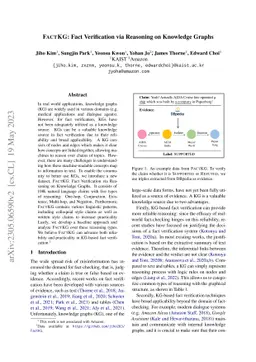 FactKG: Fact Verification via Reasoning on Knowledge Graphs
