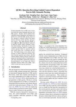 QURG: Question Rewriting Guided Context-Dependent Text-to-SQL Semantic
  Parsing