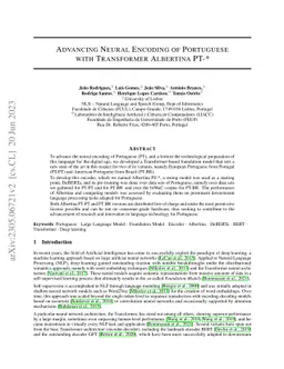 Advancing Neural Encoding of Portuguese with Transformer Albertina PT-*