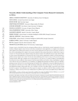 Towards a Better Understanding of the Computer Vision Research Community
  in Africa