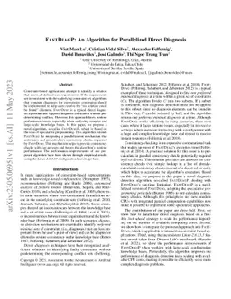 FastDiagP: An Algorithm for Parallelized Direct Diagnosis