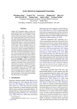 Active Retrieval Augmented Generation