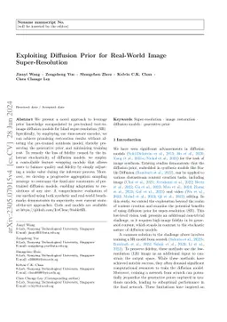 Exploiting Diffusion Prior for Real-World Image Super-Resolution