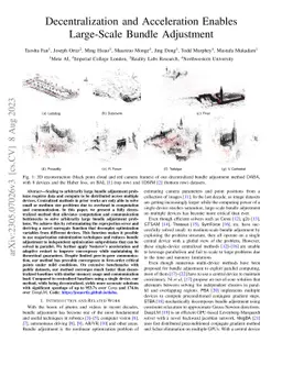 Decentralization and Acceleration Enables Large-Scale Bundle Adjustment