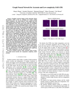 Graph Neural Network for Accurate and Low-complexity SAR ATR