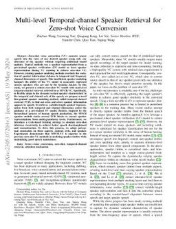 Multi-level Temporal-channel Speaker Retrieval for Zero-shot Voice
  Conversion