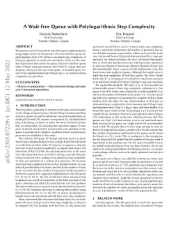 A Wait-free Queue with Polylogarithmic Step Complexity