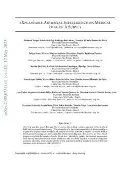 eXplainable Artificial Intelligence on Medical Images: A Survey