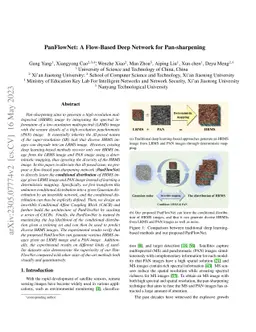 PanFlowNet: A Flow-Based Deep Network for Pan-sharpening