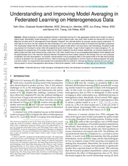 Understanding and Improving Model Averaging in Federated Learning on
  Heterogeneous Data