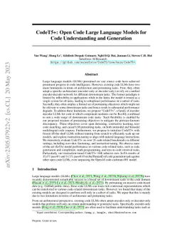 CodeT5+: Open Code Large Language Models for Code Understanding and
  Generation